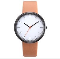 Gray Leather Quartz Watch - image 12