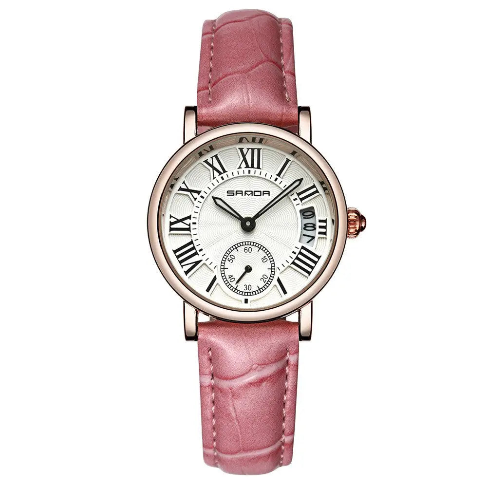 Reloj de cuarzo con correa delicada - image 7