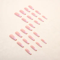 Heart Stripe Press-On Nails - image 6