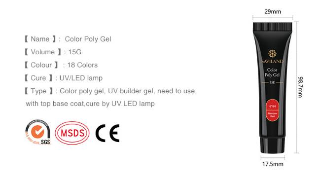 Colored Nail Extension Gel 15g - image 5