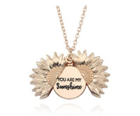 Collar relicario de girasol You Are My Sunshine - image 5