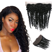 Human Hair Deep Wave 4x13 Lace Frontal - image 1
