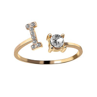 Adjustable Initial Letter Ring - image 5