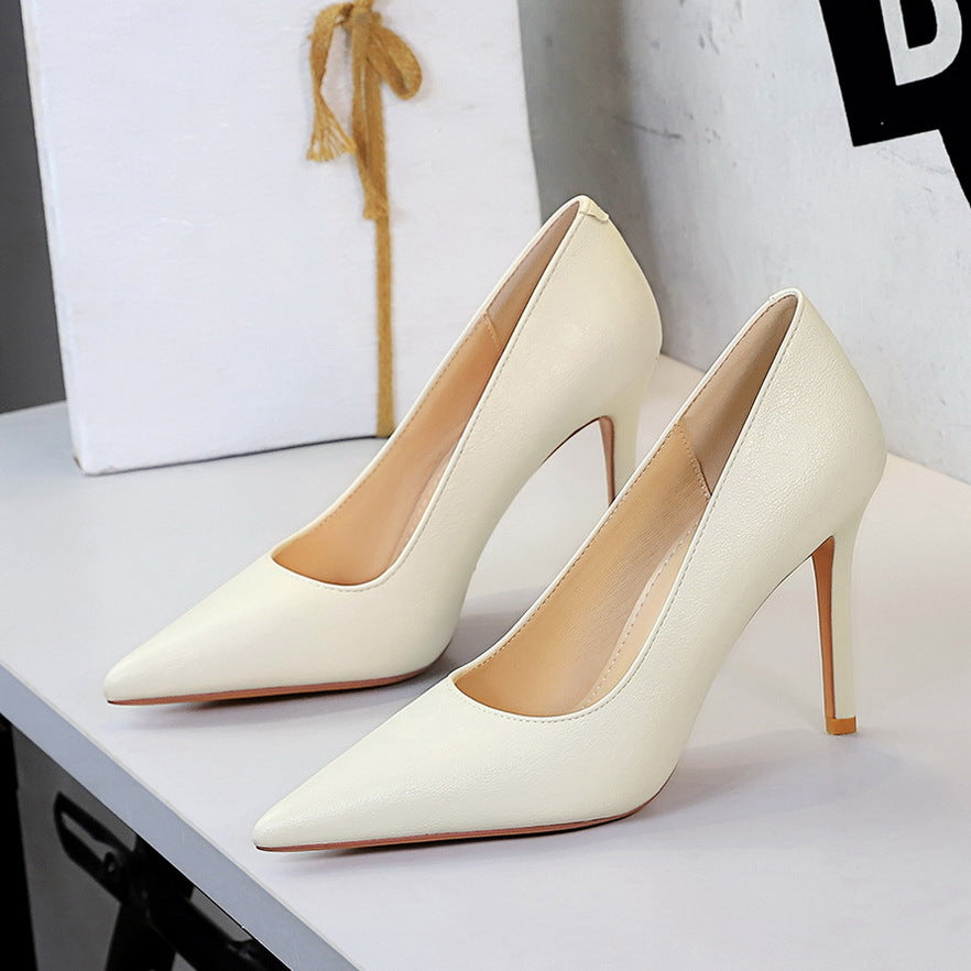 Elegant Pointed Toe Stiletto Pumps - image 9