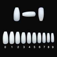 500 Clear Natural False Nail Tips - image 7