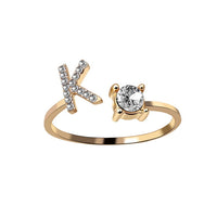 Adjustable Initial Letter Ring - image 12