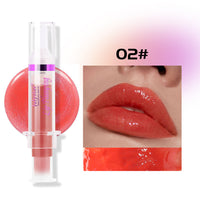 Hydrating Glossy Lip Oil, Tinted Lip Gloss in 6 Shades for Women - image 5