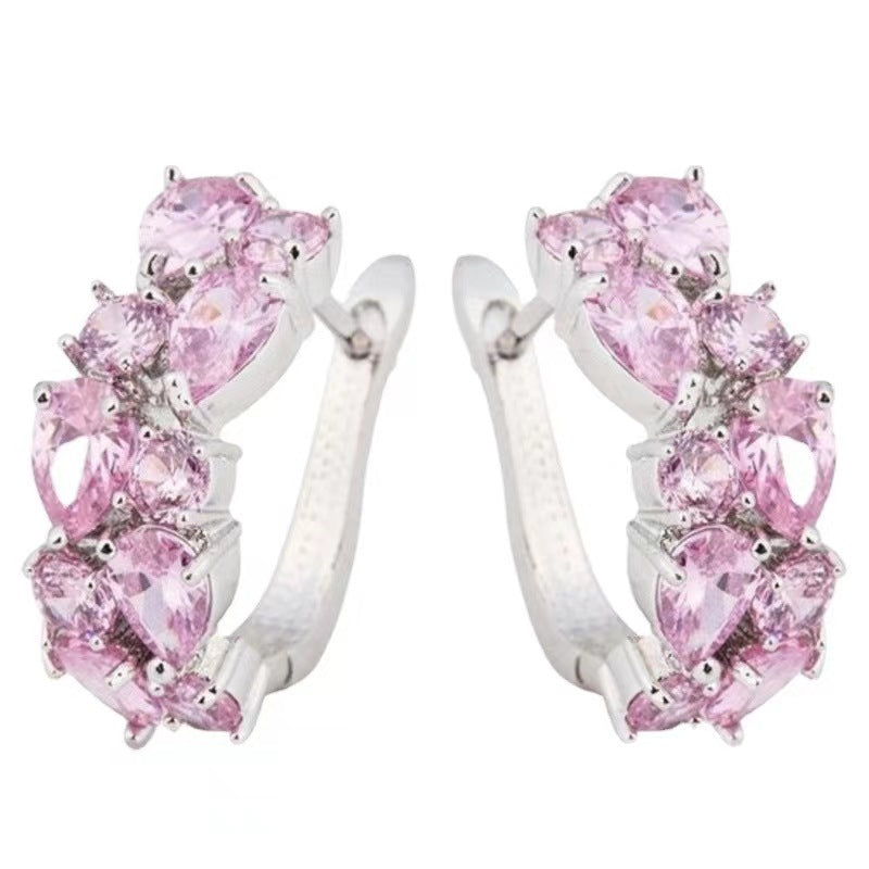 Crystal Zircon Ear Cuff Earrings - image 4