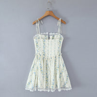 French Style Strappy Summer Dress - image 2
