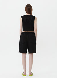 V-Neck Knit Sweater Vest - image 2