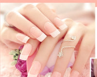 Long French Tip Press-On Nails - image 5