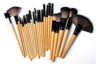24-Piece Professional Makeup Brush Set with Bag - image 5