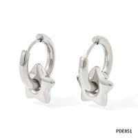 Star, Moon & Heart Huggie Earrings - image 9