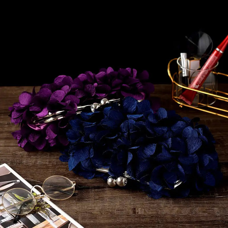 Bolso de noche floral para novia - image 2