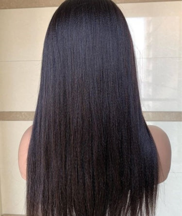 Long Straight Middle Part Synthetic Wig