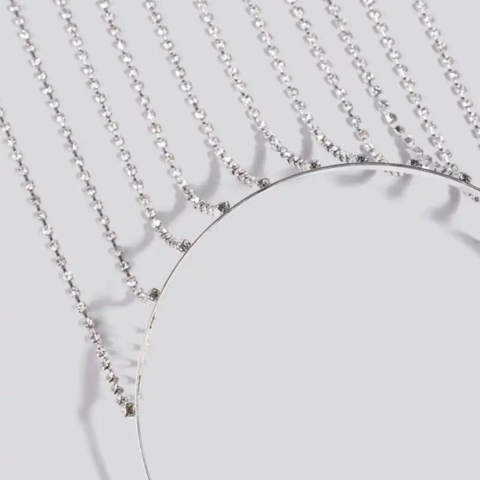 Tassel Rhinestone Headband