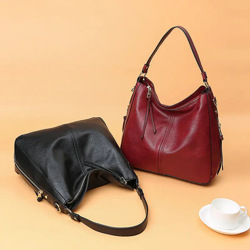 Bolso tipo hobo con cremallera - image 2