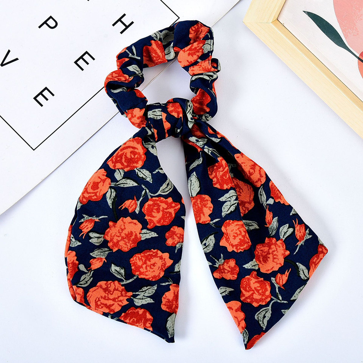 Pearl Bow Ribbon Hair Ties - image 2