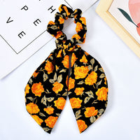 Pearl Bow Ribbon Hair Ties - image 1