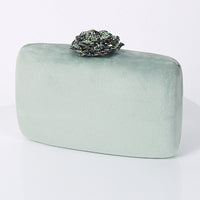 Crystal Evening Clutch with Chain - image 7