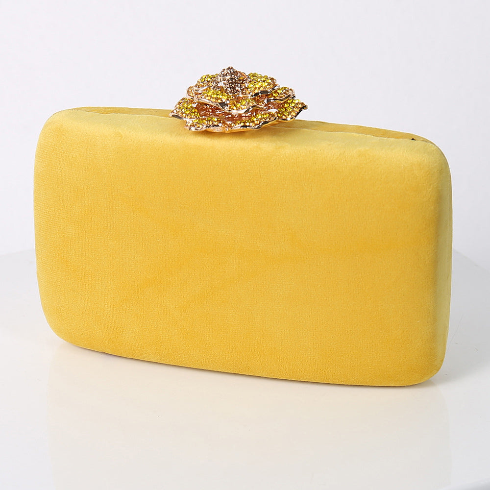 Crystal Evening Clutch with Chain