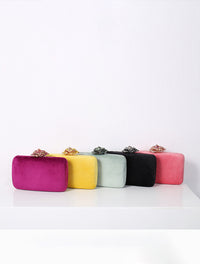 Crystal Evening Clutch with Chain - image 4