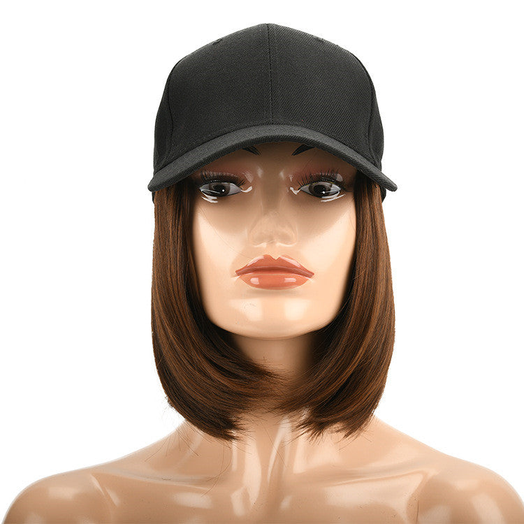Bob Wig with Attached Hat - image 2