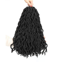 Black Curly Crochet Braiding Hair - image 1
