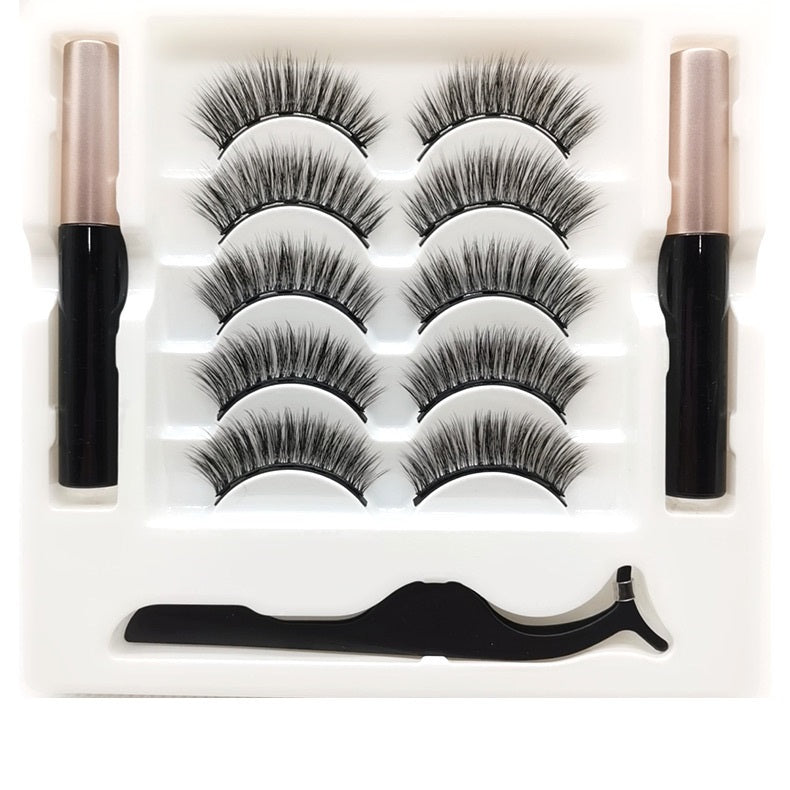 Magnetic Eyelashes and Eyeliner Set