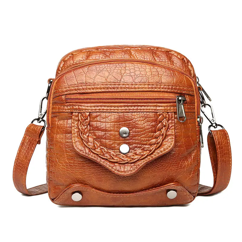 Bolso de hombro de cuero - image 3
