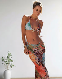 Women's 3-Piece Casual Swimsuit Set - Print - image 2