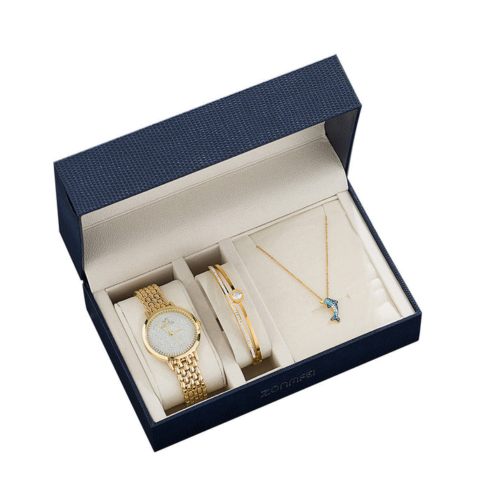 Watch & Jewelry Gift Set