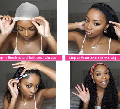 Headband Synthetic Wig - image 7