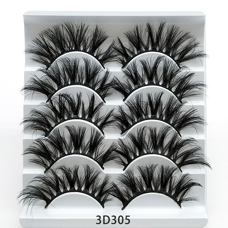 5 Pairs 3D Faux Mink False Lashes - image 5