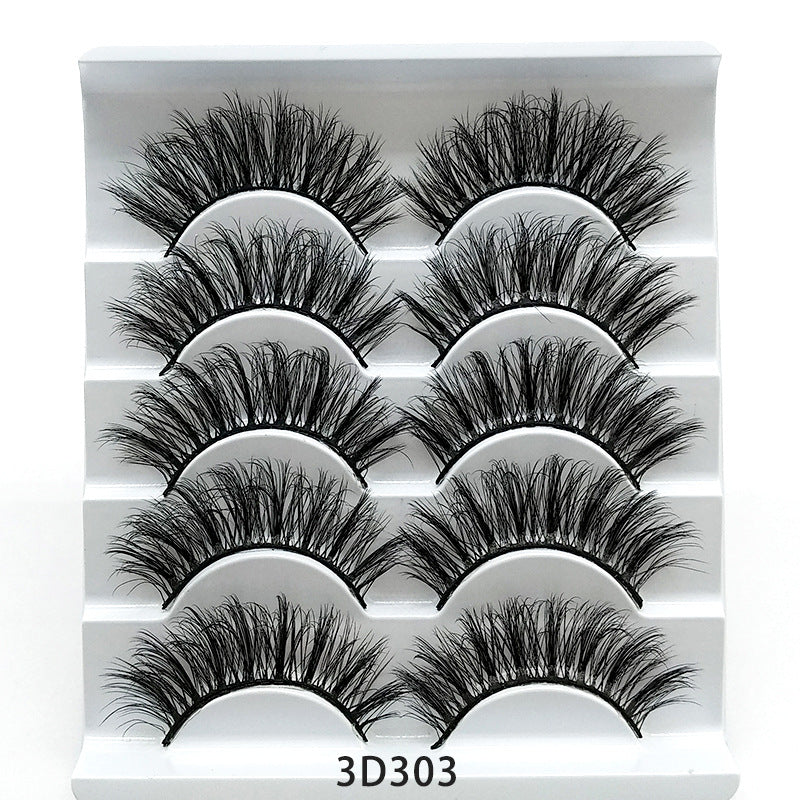 5 Pairs 3D Faux Mink False Lashes - image 3