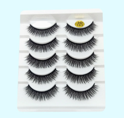 5 Pairs 3D Faux Mink False Lashes - image 7
