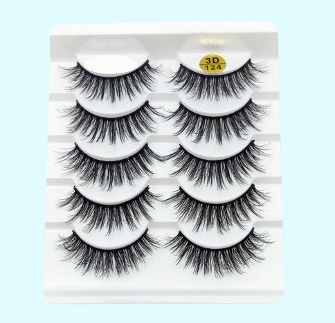 5 Pairs 3D Faux Mink False Lashes - image 9