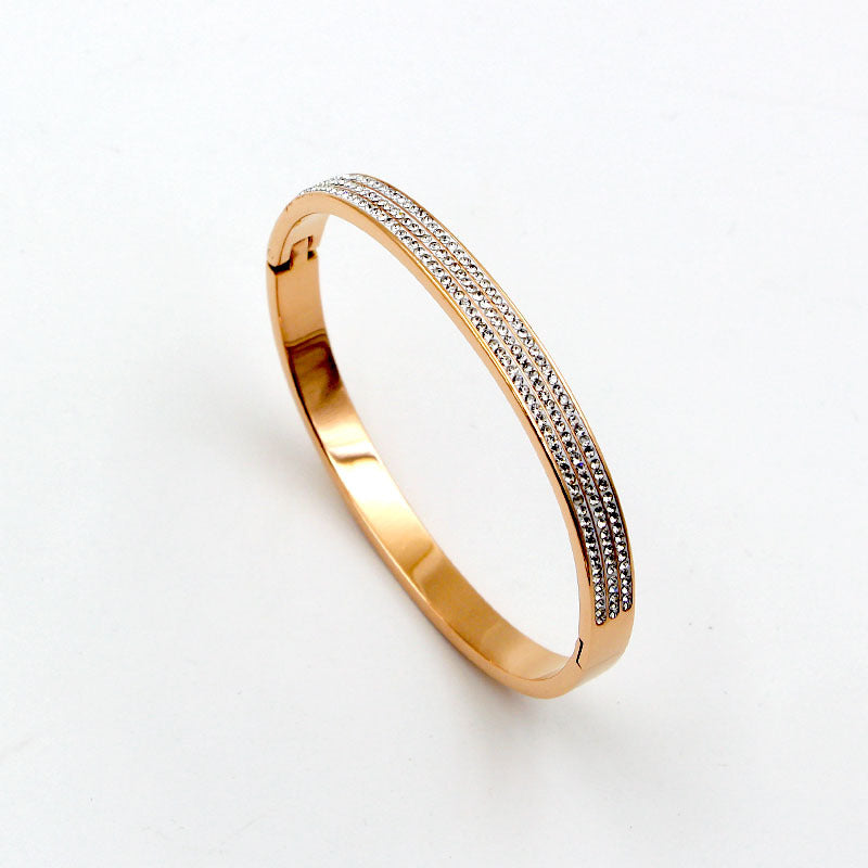 Three-Row Crystal Ring - image 4