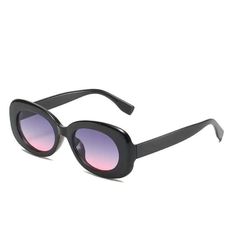Gafas de sol retro ovaladas - image 3