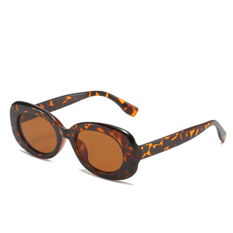 Gafas de sol retro ovaladas - image 8