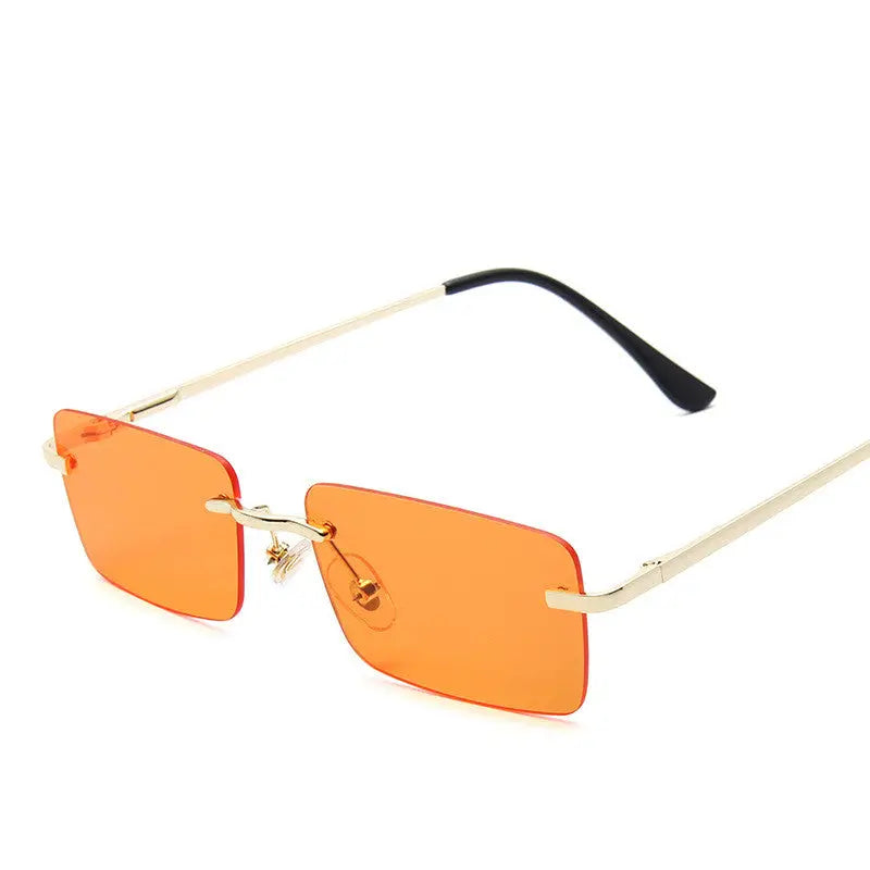 Gafas de sol cuadradas sin montura - image 9