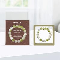 Green Chip Bead Bracelet - image 4