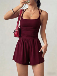 Womens Strap Casual Tube Top Jumpsuit Shorts - image 7