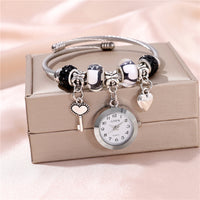 Heart Charm Bangle Watch - image 6