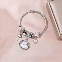 Heart Charm Bangle Watch - image 8