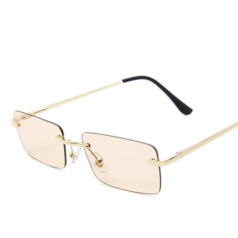 Gafas de sol cuadradas sin montura - image 8