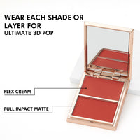 PHOFAY Double-Take Cream & Powder Blush Duo - image 5