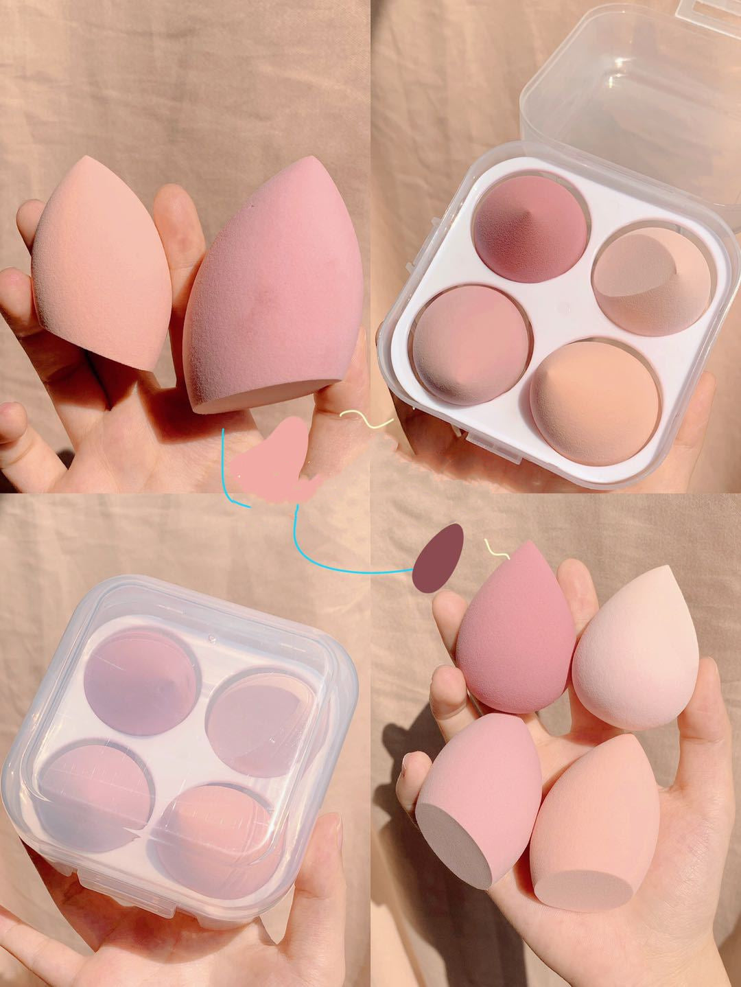 Makeup Sponge Storage Box - image 2