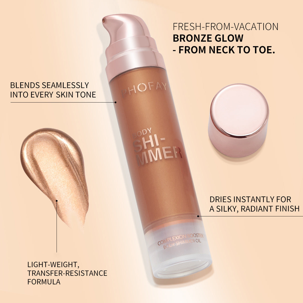 PHOFAY Body Shimmer Oil - image 5