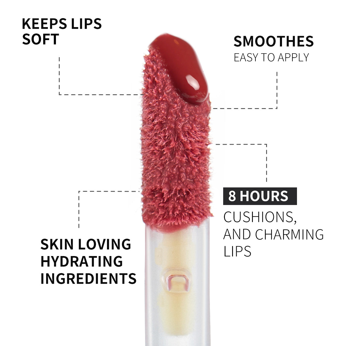 PHOFAY Rose Blooming Hydrating Lip Gloss - image 6